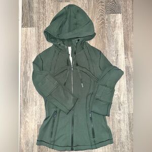 Lululemon Hooded Define Jacket *Nulu Dark Forest NWOT